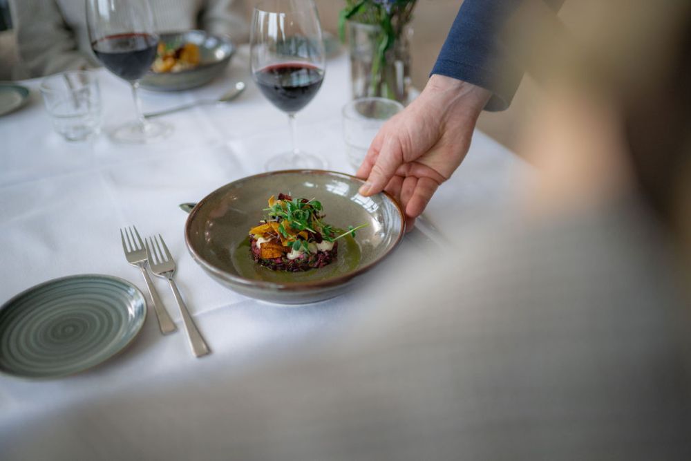 Servering i restaurant
