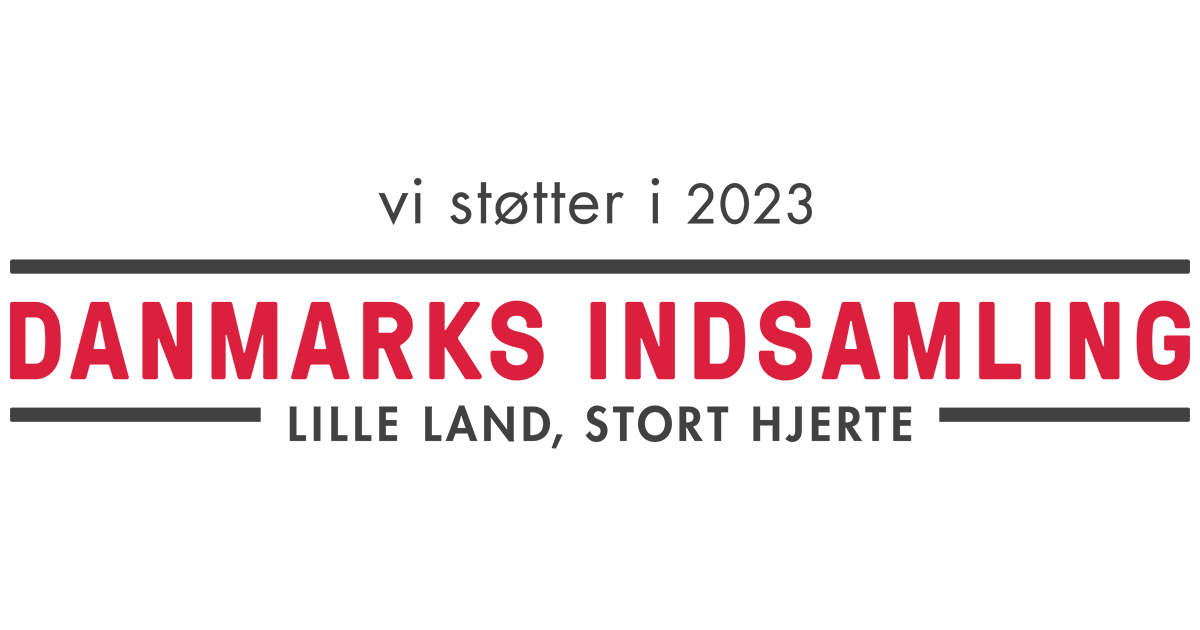 Vi støtter Danmarks Indsamling 2023